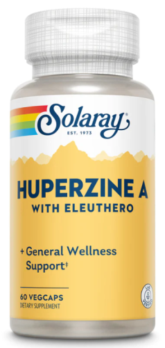 Solaray Huperzine A with Eleuthero (Гиперзин А с Элеутерококком) 60 растительных капсул