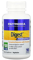 Digest + Probiotics (Пищеварительные ферменты с пробиотиками) 90 капсул (Enzymedica)