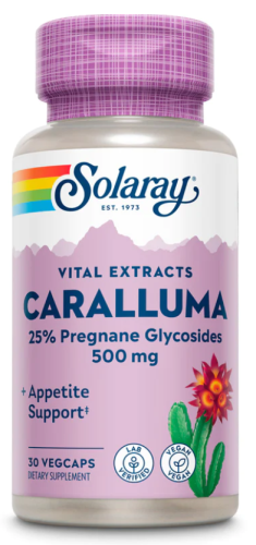 Solaray Caralluma (Экстракт Караллумы надземной) 500 мг. 30 растительных капсул