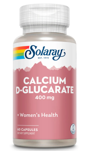 Solaray Calcium D-Glucarate (D-Глюкарат Кальция) 400 мг. 60 капсул