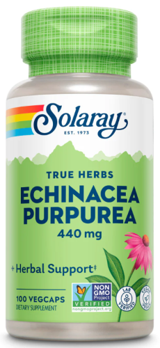 Solaray Echinacea Purpurea Root (Корень эхинацеи пурпурной) 440 мг. 100 растительных капсул