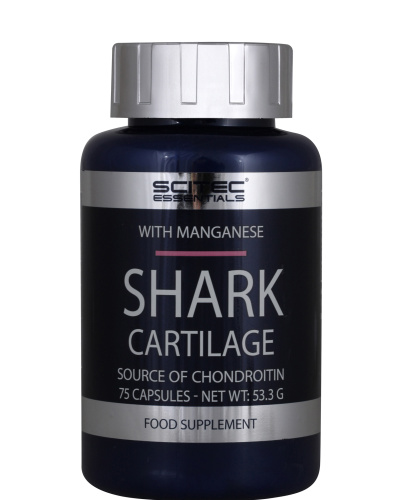 Shark Cartilage with Manganese (Акулий Хрящ + Марганец) 75 капсул (Scitec Nutrition) фото 2