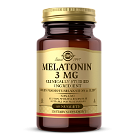 Melatonin (Мелатонин) 3 мг 60 жевательных таблеток (Solgar)