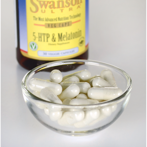 5-HTP & Melatonin 30 капсул (Swanson) фото 3