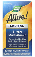 Alive! Men's 50+ Ultra (ультрамультивитамины для мужчин старше 50 лет) 60 таб (Nature's Way)