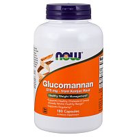 Glucomannan (Глюкоманнан) Now Foods 575 mg 180 капсул
