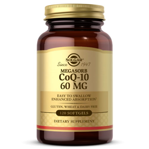 Solgar Megasorb CoQ-10 60 мг. 120 мягких капсул