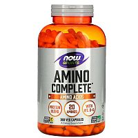 Now Foods Sports Amino Complete 20 Aminos (Аминокислотный комплекс) 360 мягких капсул