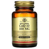 Solgar Megasorb CoQ-10 100 mg. 60 softgels
