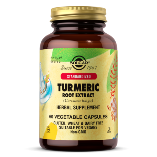Turmeric root extract (Экстракт Корня Куркумы) 400 мг 60 вегетарианских капсул (Solgar)
