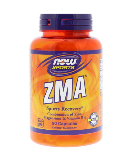 Now Foods Sports ZMA Восстановление после физической активности 90 капсул фото 3