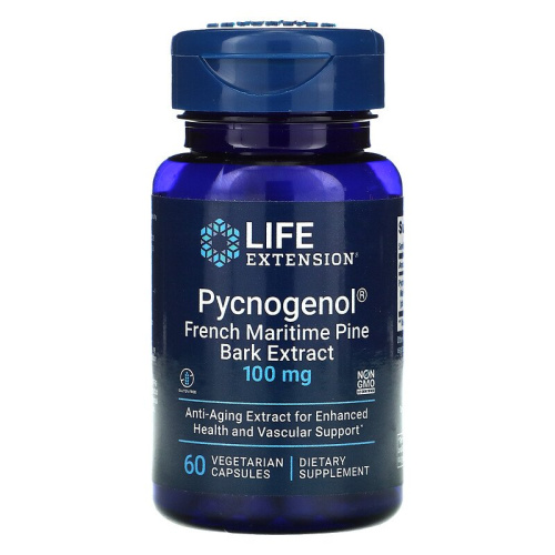 Life Extension Пикногенол (Pycnogenol) 100 мг. 60 капс