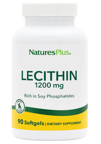Lecithin 1200 mg (Лецитин) 90 мягких капсул (NaturesPlus)