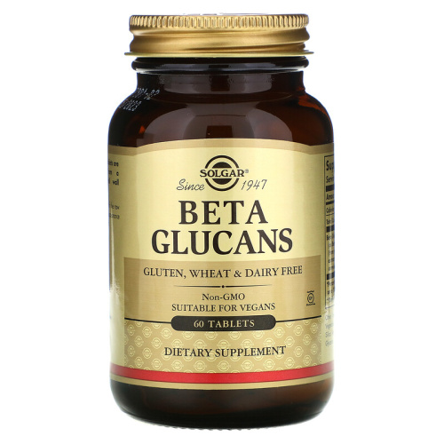 Solgar Бета-Глюканы (Beta Glucans) 60 таблеток