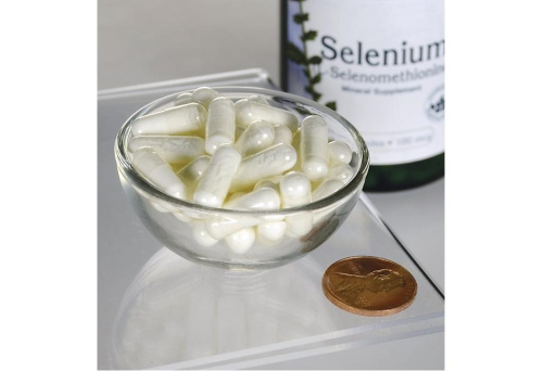 Selenium L-Selenomethionine 100 мкг (Селен) 200 капсул (Swanson) фото 3