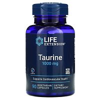 Life Extension Taurine (Таурин) 1000 мг. 90 капсул