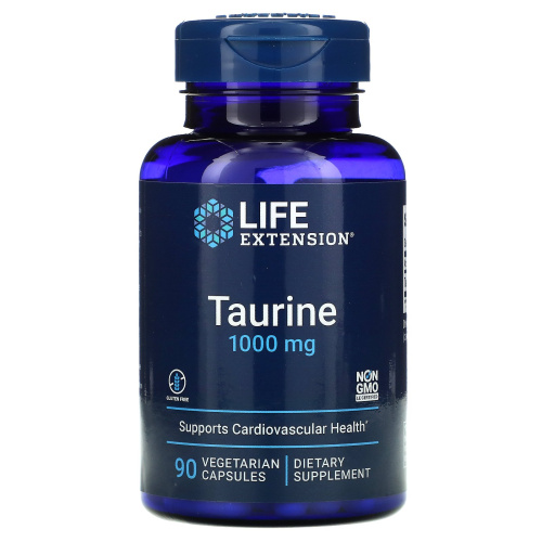 Life Extension Taurine (Таурин) 1000 мг. 90 капсул