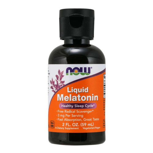 Now Foods Melatonin Liquid (Жидкий Мелатонин) 3 мг. 59 мл.