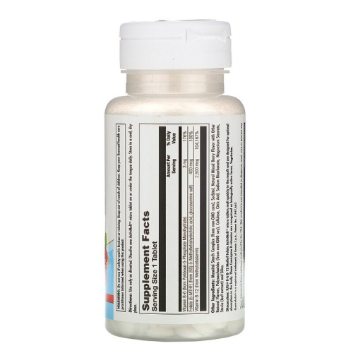 B-6 B-12 Methyl Folate (3 мг 2500мкг 400мкг) 60 таблеток (KAL) фото 2