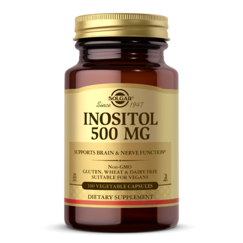 Solgar Инозитол (Inositol) 500 мг. 100 растительных капсул