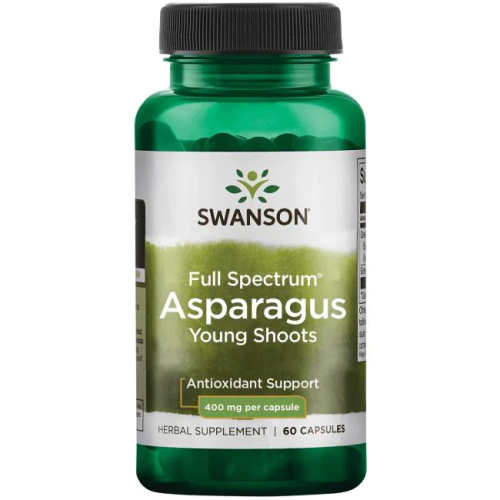 Asparagus Young Shoots 400 mg (Молодые побеги спаржи 400 мг) 60 капсул (Swanson)