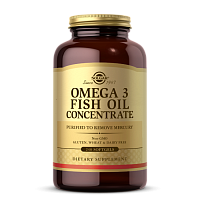 Solgar Концентрат рыбьего жира Омега-3 (Omega-3 Fish Oil Concentrate) 1000 мг. 240 капсул