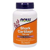 Shark Cartilage 750 мг (Акулий хрящь) 100 капсул (Now Foods)