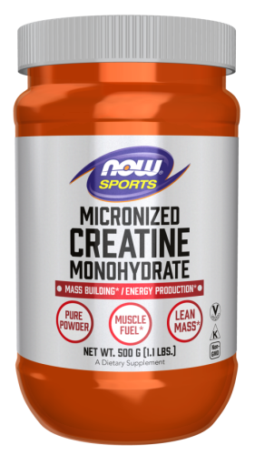 Now Foods Sports Micronized Creatine Monohydrate (Микронизированный креатин моногидрат) 500 г.