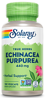 Solaray Echinacea Purpurea Root (Корень эхинацеи пурпурной) 440 мг. 100 растительных капсул