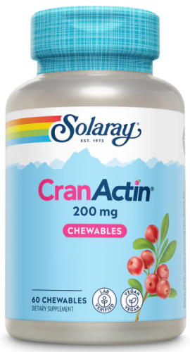 Solaray CranActin Chewable (Экстракт клюквы) 200 мг. 60 жевательных таблеток фото 2