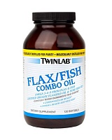 Omega 3-6-9 Flax Fish Combo Oil 120 капсул (Twinlab)