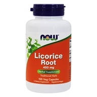 Now Foods Licorice Root (Корень Солодки) 450 мг. 100 растительных капсул