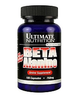 Beta-Alanine 750 mg - 100 капсул (Ultimate Nutrition)