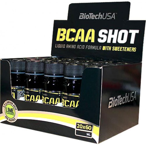 BCAA Shot 20 ампул по 60 мл (BioTech)