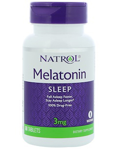 Melatonin 3 мг 60 табл (Natrol) фото 2