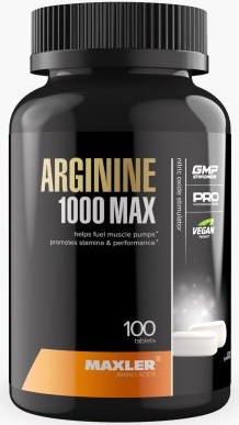 Maxler Arginine 1000 Max (Аргинин) 100 таблеток Maxler Arginine 1000 Max (Аргинин) 100 таблеток