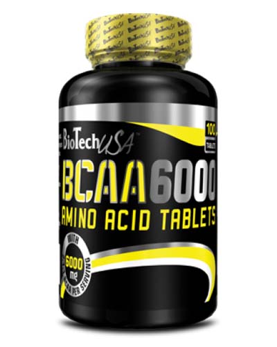 BCAA 6000 mg - 100 таблеток (BioTech) фото 3