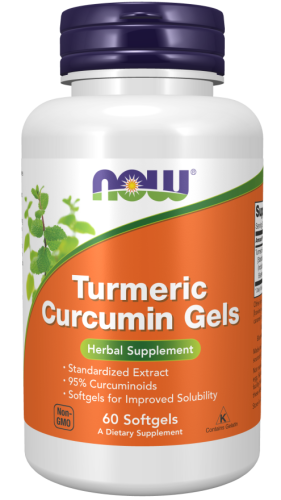 Now Foods Turmeric Curcumin Gels (Куркума) 60 мягких капсул