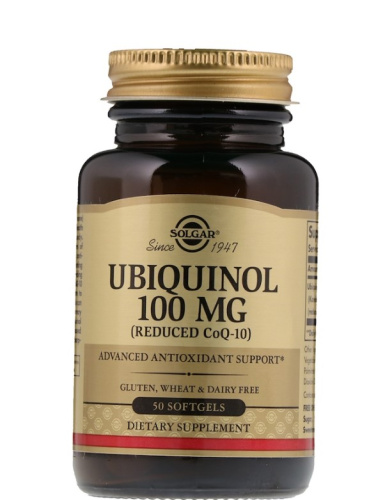 Solgar Ubiquinol (Убихинол) 100 мг. 50 капсул