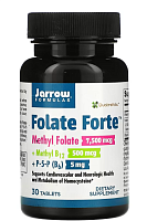 Folate Forte (метилфолат + метил B12 + P-5-P) 30 таблеток (Jarrow Formulas)