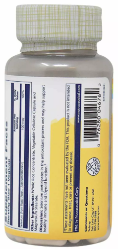 Solaray Selenium Yeast-Free (Селен бездрожжевой) 100 мкг. 90 растительных капсул фото 4