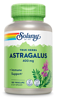 Astragalus True Herbs 400 mg (Астрагала 400 мг) 180 вег капсул (Solaray)