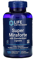Life Extension Super Miraforte with Standardized Lignans (Супер мирафорте со стандартизированными лигнанами) 120 растительных капсул