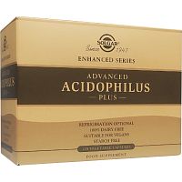 Solgar Advanced Acidophilus Plus (Ацидофилус плюс) 120 растительных капсул