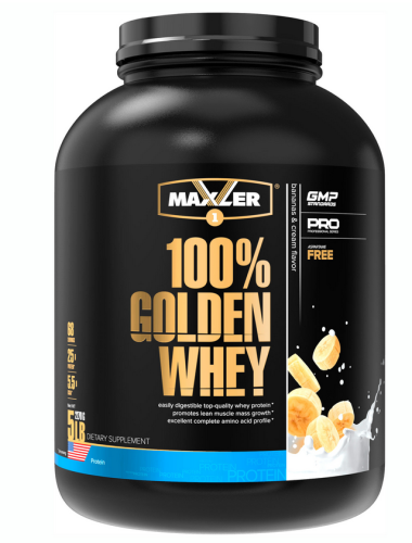 Сывороточный концентрат 100% Golden Whey 2270 гр (Maxler)_