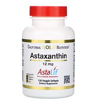 California Gold Nutrition Astaxanthin (Астаксантин) 12 мг. 120 капсул