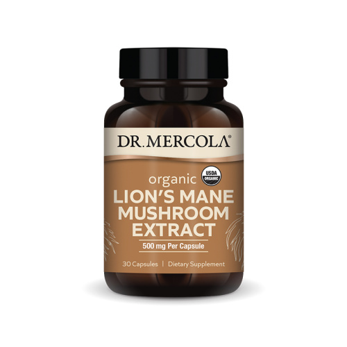 Lion's Mane Mushroom extract 500 mg (ежовик гребенчатый 500 мг) 30 капсул (Dr. Mercola) Lion's Mane Mushroom extract 500 mg (ежовик гребенчатый 500 мг) 30 капсул (Dr. Mercola)