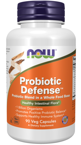Now Foods Probiotic Defense (Пробиотическая Защита) 90 растительных капсул