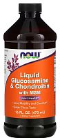 Liquid Glucosamine & Chondroitin with MSM 473 мл (Now Foods)