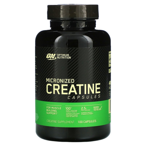 Креатин Optimum Nutrition Creatine 2500 капсул 100 шт.